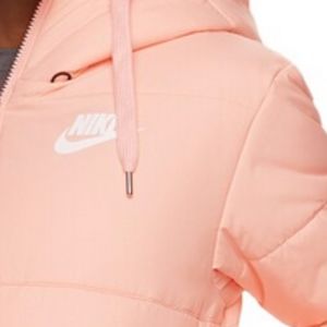 pink nike puffer